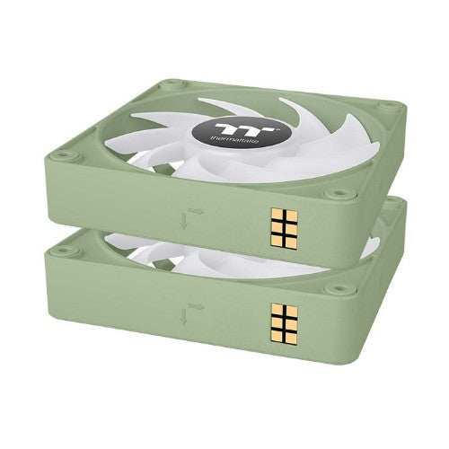 Thermaltake CL-F197-PL14MG-A computer cooling system Computer case Fan 5.51" (14 cm) Green 3 pc(s)