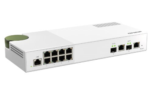 QNAP QSW-M2108-2C network switch Managed L2 2.5G Ethernet (100/1000/2500) Gray, White
