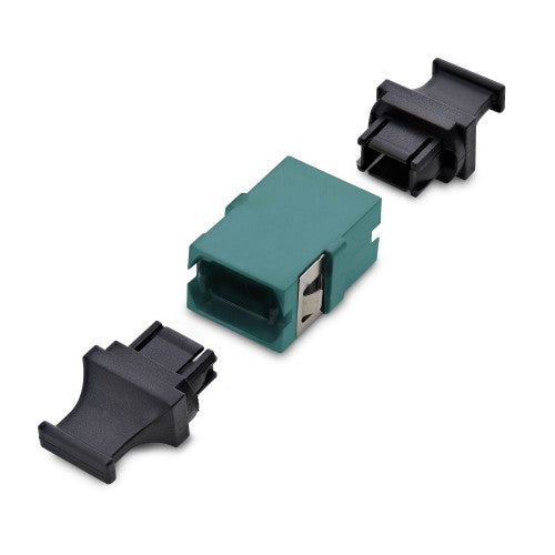 StarTech.com MPOSMAPCAQCOUPLER fiber optic adapter MPO/MTP 1 pc(s) Aqua color, Black