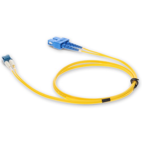 AddOn Networks ADD-SC-LC-0-5M9SMF InfiniBand/fibre optic cable 19.7" (0.5 m) OFNR Yellow