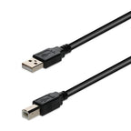 AddOn Networks USBEXTAB12 USB cable USB 2.0 144.1" (3.66 m) USB A USB B 0.48 Gbit/s Black