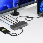 StarTech.com 201N-USBC-DOCK laptop dock/port replicator Wired USB 3.2 Gen 2 (3.1 Gen 2) Type-C Gray