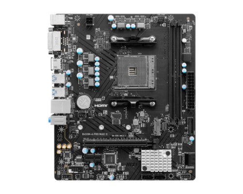 MSI B450M-A PRO MAX II motherboard AMD B450 Socket AM4 micro ATX