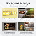 Sony FW-75EZ20L signage display Digital signage flat panel 75" LED Wi-Fi 350 cd/m² 4K Ultra HD Black Android 16/7