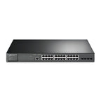 TP-Link JetStream TL-SG3428MP network switch Managed L2+ Gigabit Ethernet (10/100/1000) Power over Ethernet (PoE) 1U Black