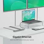 Plugable Technologies USBC-11IN1E laptop dock/port replicator Wired USB 3.2 Gen 1 (3.1 Gen 1) Type-C Silver