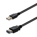 AddOn Networks USBEXTAA30 USB cable USB 2.0 359.8" (9.14 m) USB A 0.48 Gbit/s Black