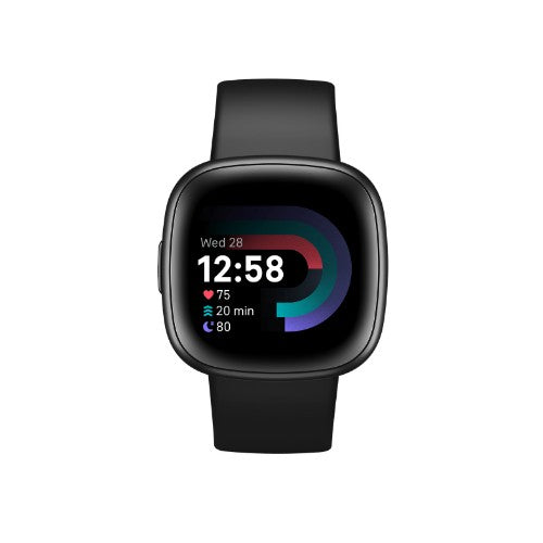 Fitbit Versa 4 Digital Touchscreen Graphite GPS (satellite)