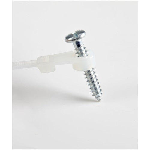 StarTech.com CBMZTS10N6 cable tie Releasable cable tie Nylon, Plastic White 100 pc(s)