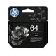 HP 64 Black Original Ink Cartridge