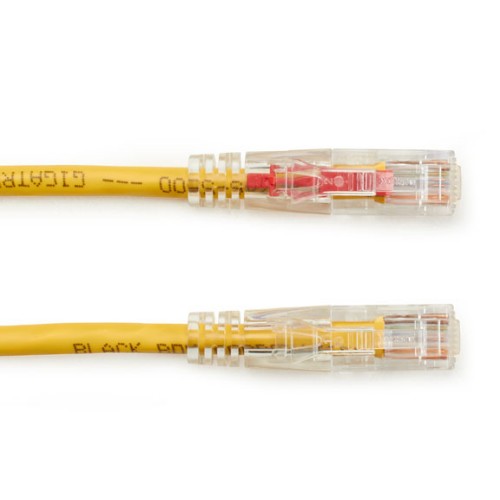 Black Box C6PC70-YL-07 networking cable Yellow 82.7" (2.1 m) Cat6 U/UTP (UTP)
