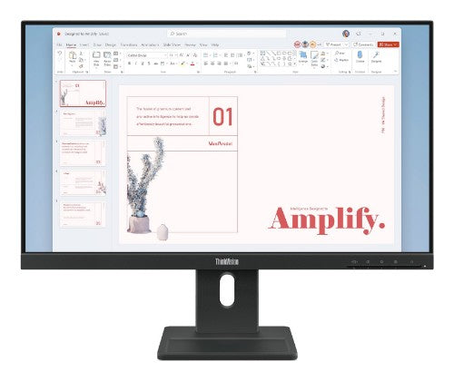 Lenovo ThinkVision E24-40 computer monitor 23.8" 1920 x 1080 pixels Full HD LED Black