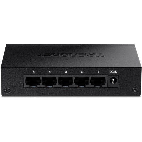Trendnet TEG-S51 network switch Unmanaged Gigabit Ethernet (10/100/1000) Black