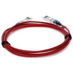 AddOn Networks SFP-H10GB-CU3M-RD-AO InfiniBand/fibre optic cable 118.1" (3 m) SFP+ DAC Red