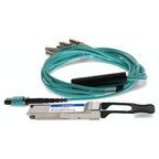 AddOn Networks QSFP-8LC-AOC3M-AO InfiniBand/fibre optic cable 118.1" (3 m) QSFP+ MPO Aqua color