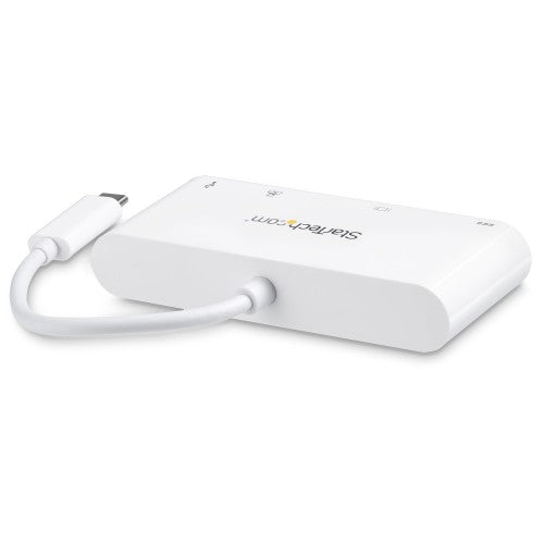 StarTech.com DKT30CDVPD laptop dock/port replicator Wired USB 3.2 Gen 1 (3.1 Gen 1) Type-C White
