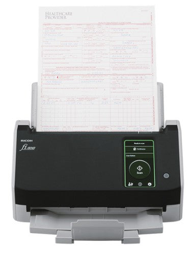 Ricoh FI-8040 ADF + Manual feed scanner 600 x 600 DPI A4 Black, Gray