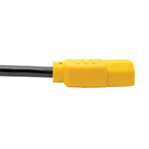 Tripp Lite P004-004-YW power cable Black, Yellow 47.2" (1.2 m) C14 coupler C13 coupler