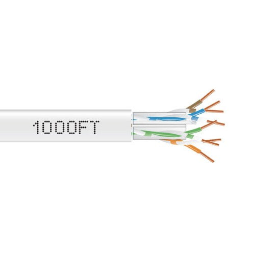Black Box GigaTrue Cat6a networking cable White 12000" (304.8 m) U/UTP (UTP)