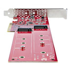 StarTech.com DUAL-M2-PCIE-CARD-B interface cards/adapter Internal M.2