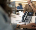 HP Poly Edge E350 IP Phone and PoE-enabled with Power Supply