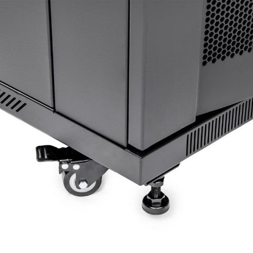 Rocstor Y10E067-B1 rack cabinet 42U Freestanding rack Black