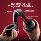 HyperX Cloud III S Wireless - Gaming Headset (Black-Red)