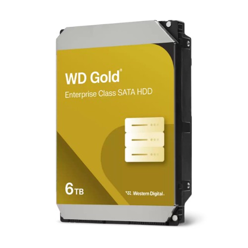 Western Digital Gold WD6004FRYZ internal hard drive 6 TB 7200 RPM 128 MB 3.5" Serial ATA III