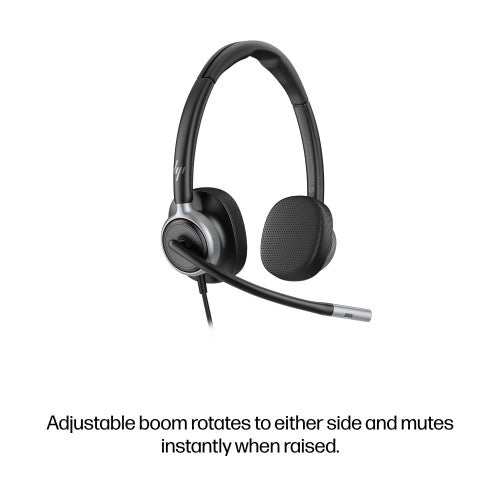 HP Poly Mission 625 Stereo USB Wired Headset