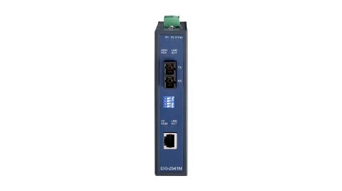 Advantech EKI-2541SI network media converter 100 Mbit/s 1310 nm Single-mode Black