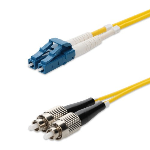AddOn Networks ADD-LC-FC-0-5M9SMF InfiniBand/fibre optic cable 19.7" (0.5 m) LCD 2x FC OFNP Yellow