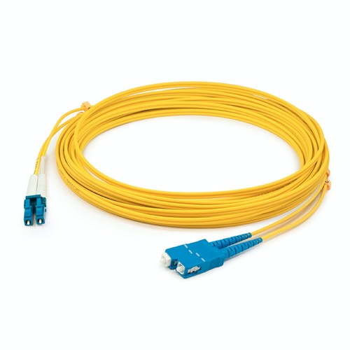 AddOn Networks ADD-SC-LC-10M9SMFP InfiniBand/fibre optic cable 393.7" (10 m) OFNR Yellow