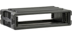 SKB Roto-Molded 2U Shallow Rack Black