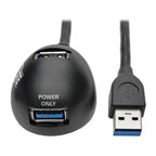 Tripp Lite U324-006-DSK2 USB cable USB 3.2 Gen 1 (3.1 Gen 1) 70.9" (1.8 m) USB A 2 x USB A Black