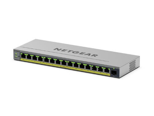 NETGEAR GS116EP Managed L2/L3 Gigabit Ethernet (10/100/1000) Power over Ethernet (PoE) Gray