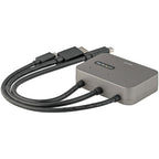 StarTech.com CDPHDMDP2HD video cable adapter 10.6" (0.27 m) HDMI + USB HDMI + Mini DisplayPort + USB Type-C Black, Silver