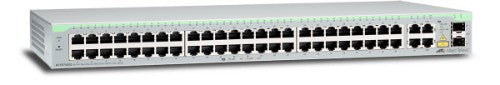 Allied Telesis AT-FS750/52-10 network switch Managed Fast Ethernet (10/100) 1U Gray