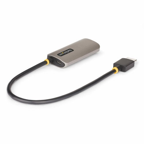 StarTech.com 148B-HDMI-DP-8K video cable adapter 11.8" (0.3 m) HDMI Type A (Standard) DisplayPort Black, Silver