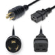 AddOn Networks ADD-L520T2C19I12G8FBK power cable Black 94.5" (2.4 m) NEMA L5-20P 2 x C19 coupler