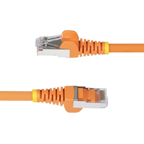 StarTech.com NLOR-20F-CAT6A-PATCH networking cable Orange 240.2" (6.1 m) S/FTP (S-STP) Round