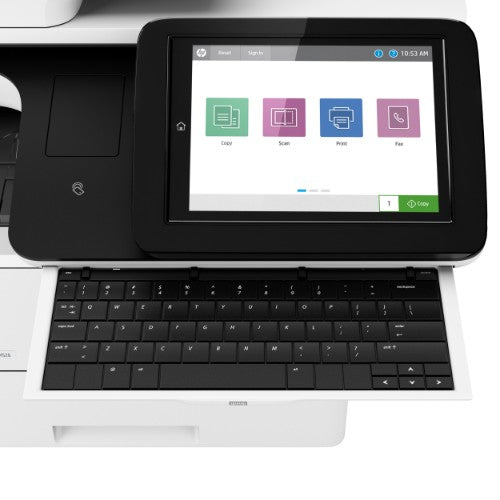 HP LaserJet Enterprise Flow LaserJet Enterprise M528z Wireless Multifunction Black and white Printer, Copier, Scanner; Duplex