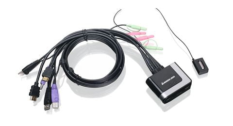 iogear GCS62HU KVM switch Black