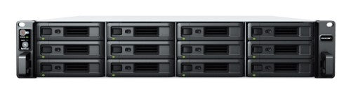 Synology RackStation RS2423+ NAS/storage server Rack (2U) Ryzen Embedded V1780B 8 GB DDR4 0 TB DiskStation Manager Black, Gray