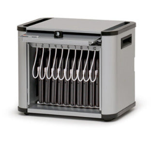 Bretford PureCharge Pro Station Portable device management cabinet Platinum