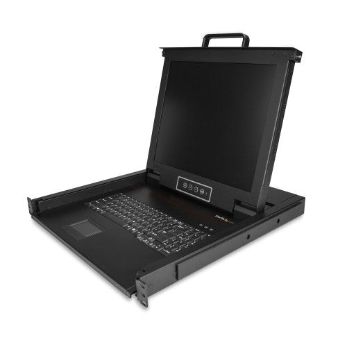 StarTech.com RKCONS1701 rack console 17" 1280 x 1024 pixels Steel 1U