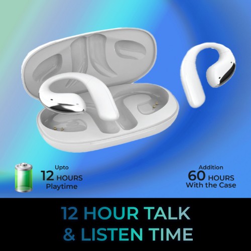 Adesso Xtream T6 Headset Wireless Ear-hook Calls/Music USB Type-C Bluetooth White