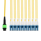AddOn Networks ADD-MPO-4LC3M9SMF-TAA InfiniBand/fibre optic cable 118.1" (3 m) 8x LC SMF Blue, Green, Yellow