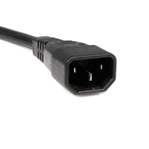 StarTech.com PXT100Y power cable Black 118.1" (3 m) C14 coupler 2 x C13 coupler