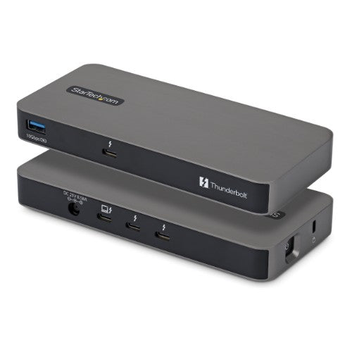 StarTech.com 303NA-TB5-HUB interface hub Thunderbolt 5 80 Mbit/s Gray