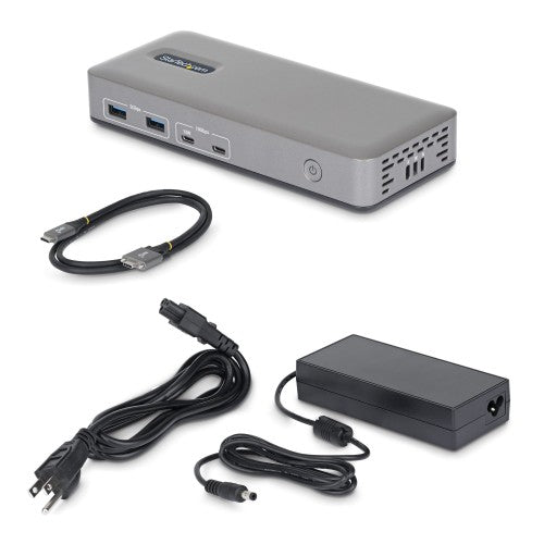 StarTech.com 196N-USBC-DOCK laptop dock/port replicator Wired USB 3.2 Gen 2 (3.1 Gen 2) Type-C Gray